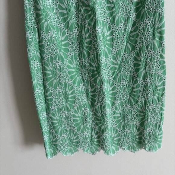 LOFT Eyelet Flutter Sleeve Shift Dress size 0 - Picture 5 of 7